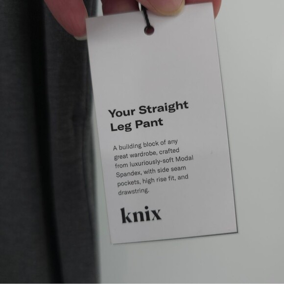 Knix Straight Leg Pants Soft Stretchy Pull-on Comfy Lightweight Spandex NWT - Picture 8 of 15